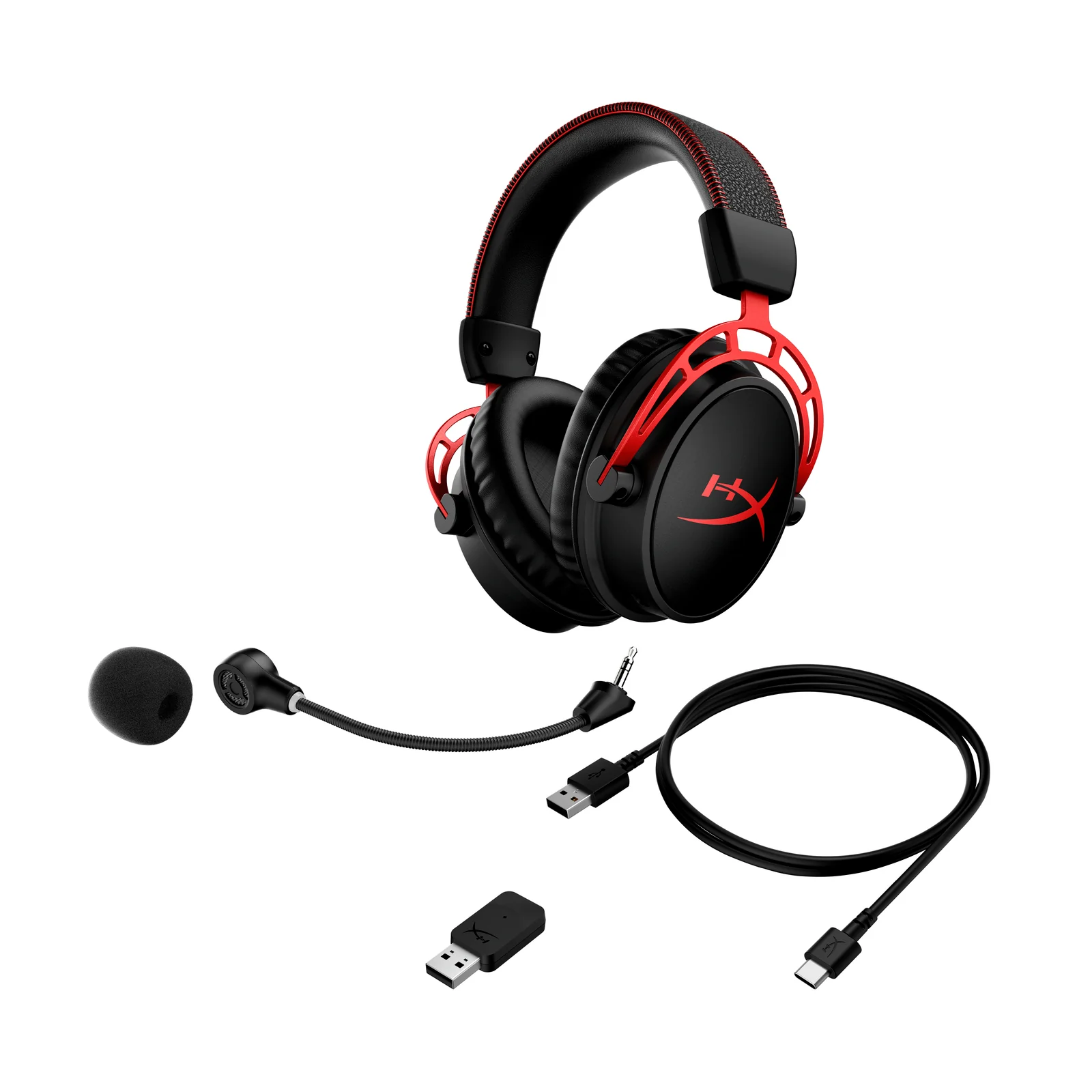 HyperX Cloud Alpha - Wireless Gaming Headset (Black-Red) - Image 7