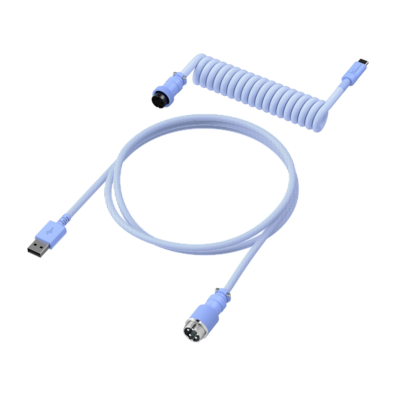 HyperX USB-C Coiled Cable Light Green-White - Image 14