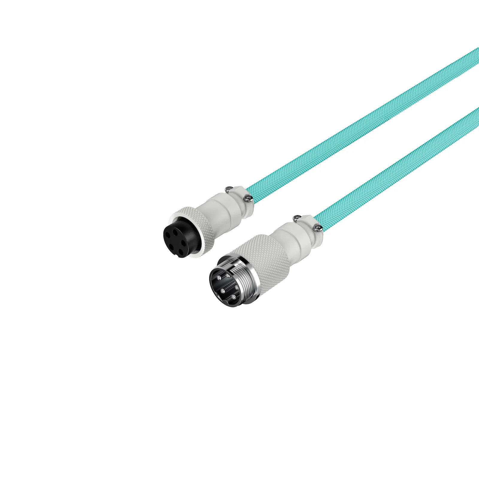 HyperX USB-C Coiled Cable Light Green-White - Image 18