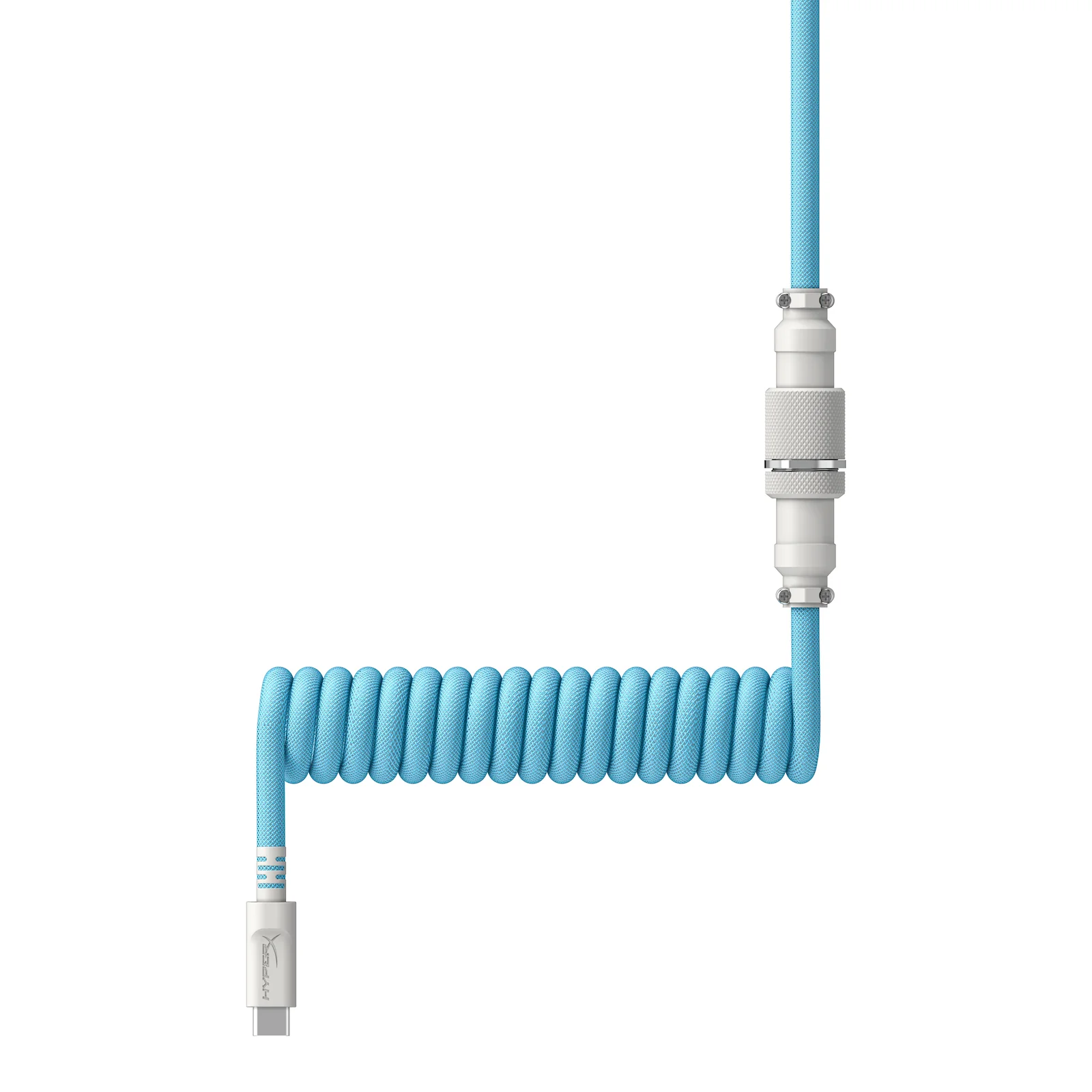HyperX USB-C Coiled Cable Light Green-White - Image 22