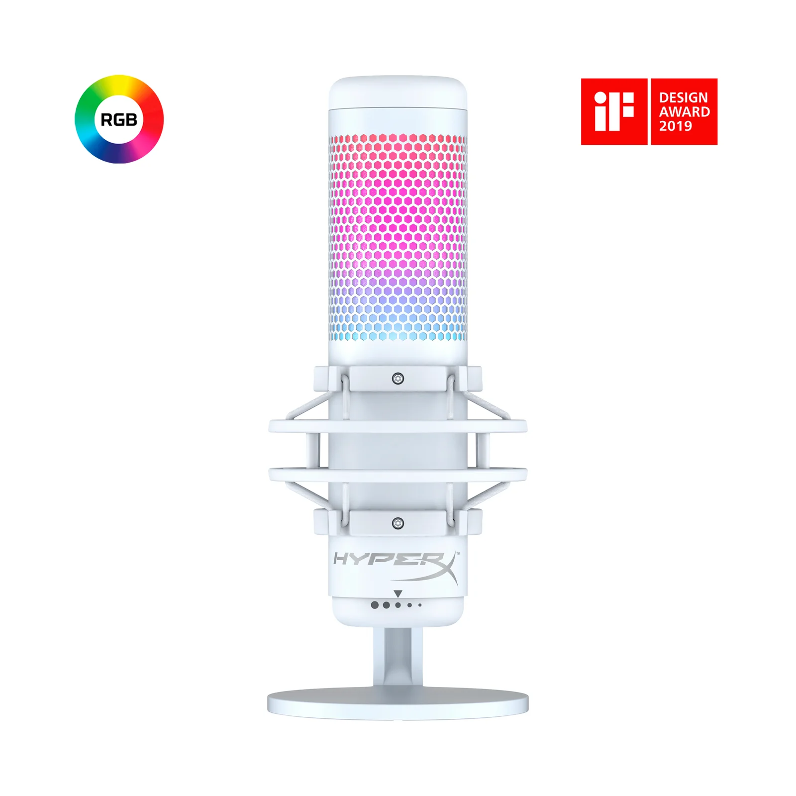 HyperX QuadCast S - USB Microphone - RGB Lighting - Image 8